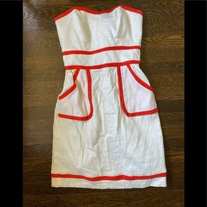 Milly strapless tea dress